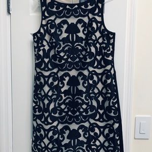 Vince Camuto Dress! Stylish and classic. Black & Ivory.